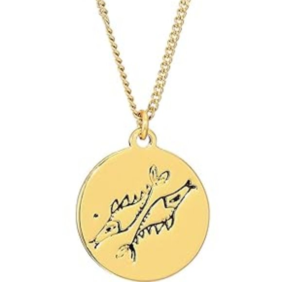 Kate Spade Zodiac Pisces Round Pendant 🎉Host Pick🎉 - Picture 1 of 4